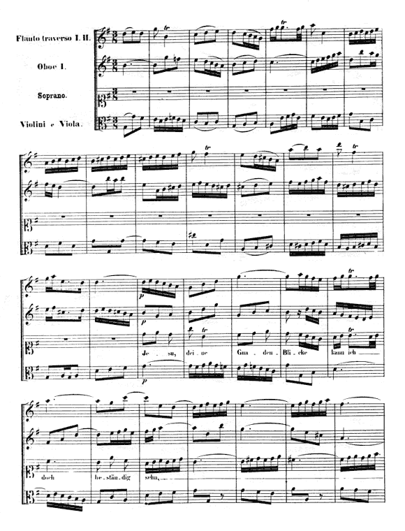 BWV 11 Score